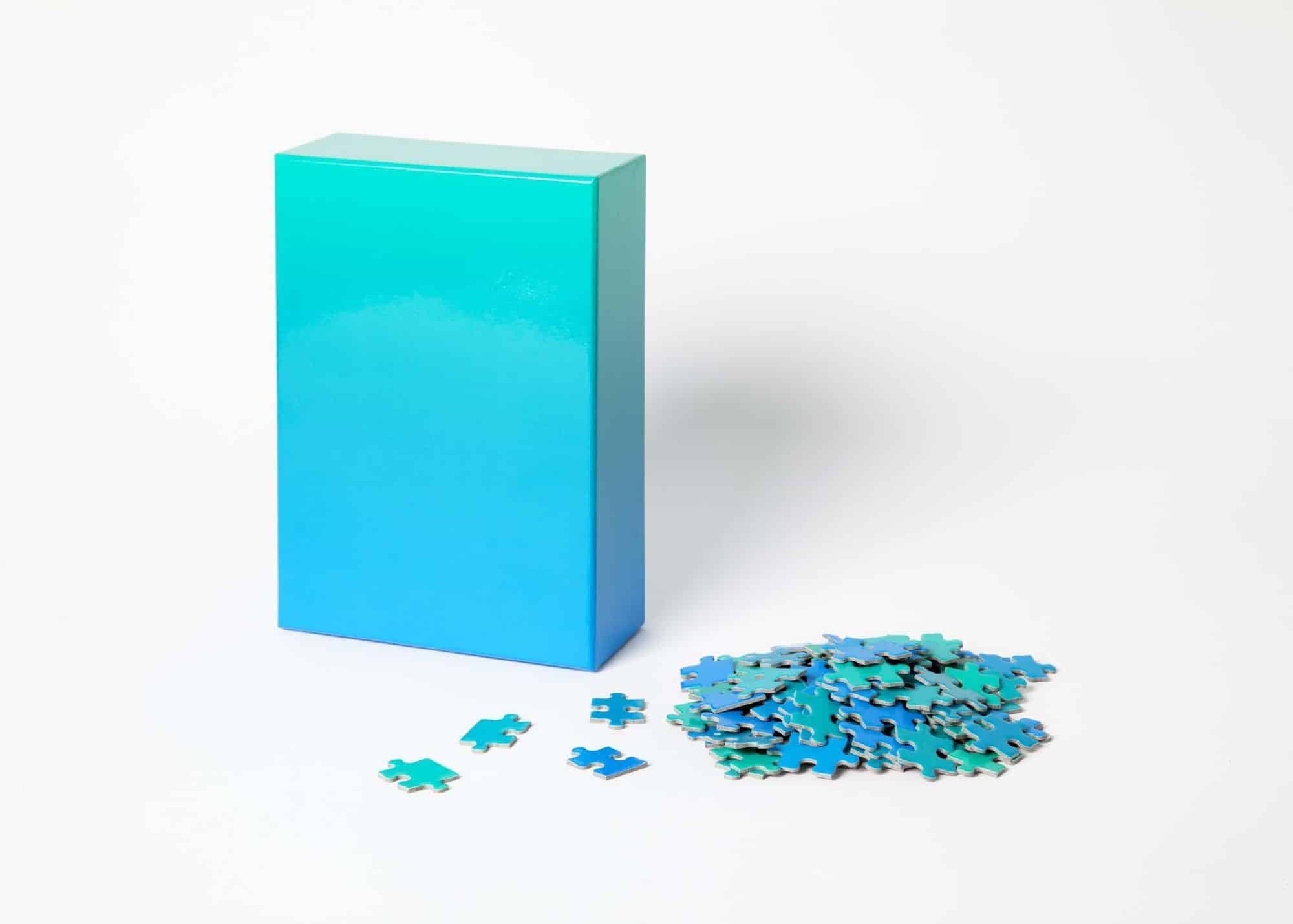 Gradient Puzzle - Blue-02