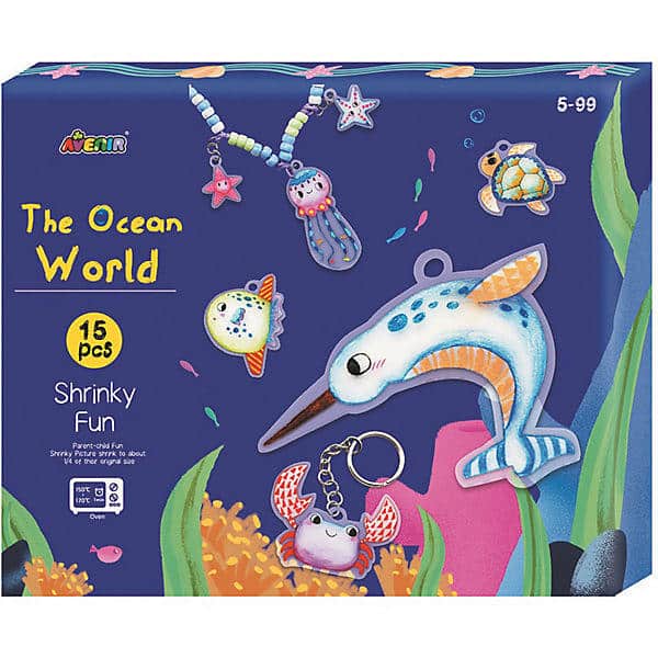 Craft Kit Shrinky Fun Ocean World