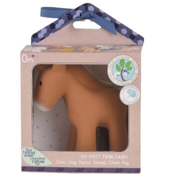 Baby-Rassel Pferd in Box