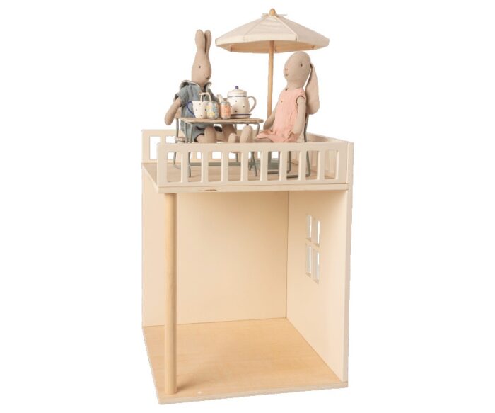Maileg Miniatur Garten Set - Tisch, Stühle & Bank (3)
