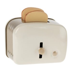 Maileg Miniatur Toaster & Brot - Weiß