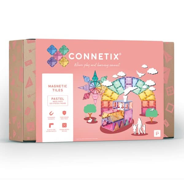 Connetix Pastell Mega Pack - 202-tlg. Magnetbaukasten