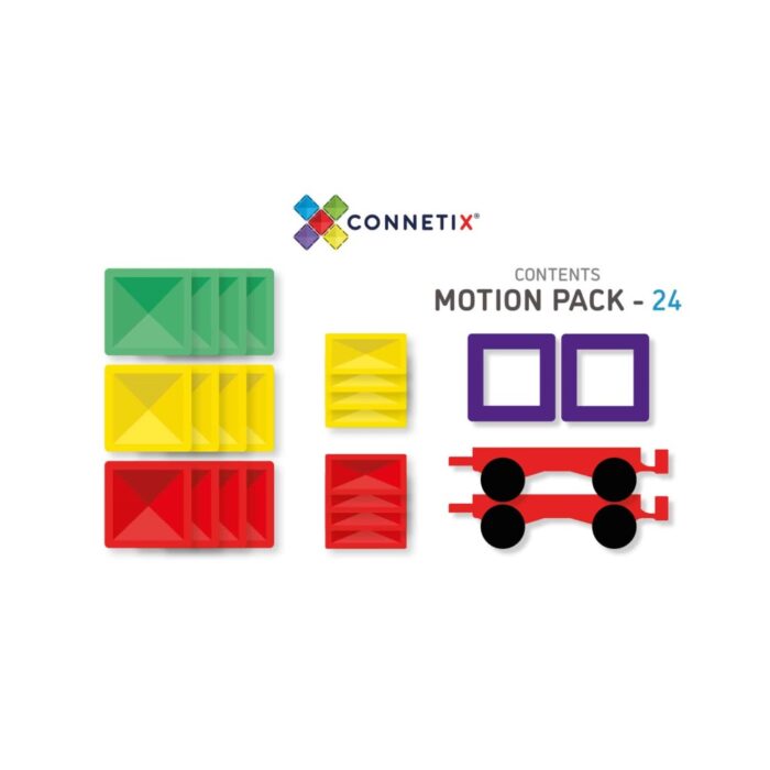 Connetix Rainbow Motion Pack - 24-tlg. Magnetbaukasten