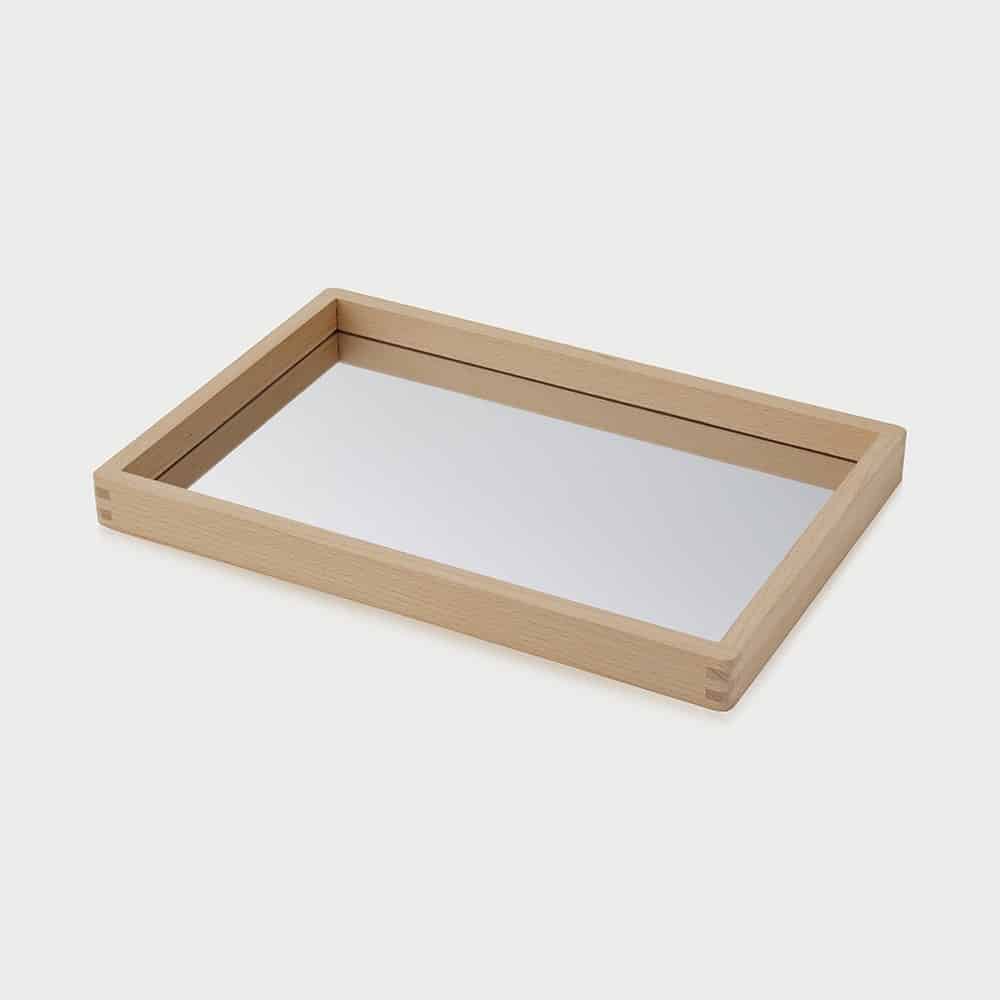 TickiT Wooden Mirror Tray