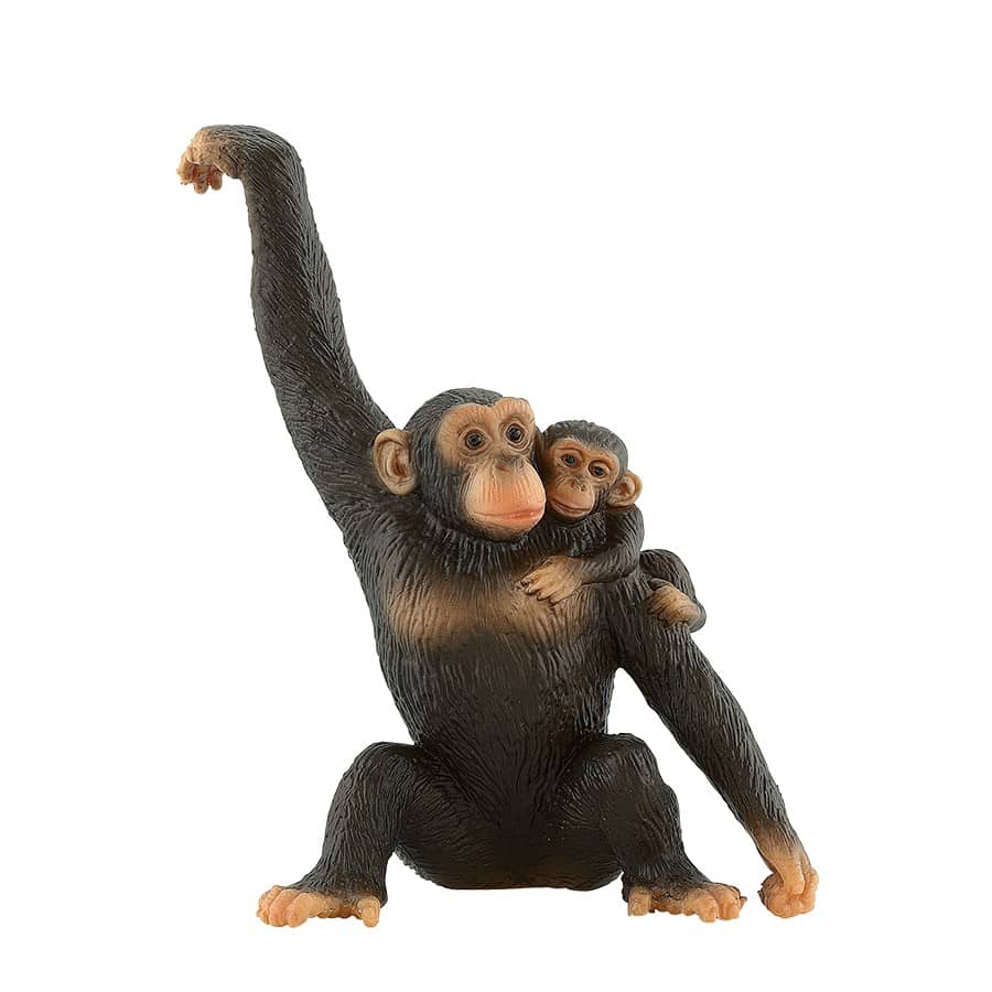 Bullyland Schimpansin mit Baby 63594
