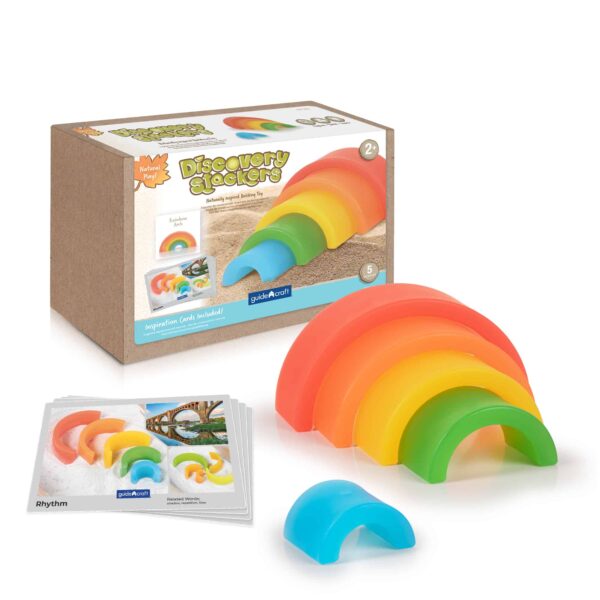 Guidecraft Discovery Stackers – Rainbow Arch
